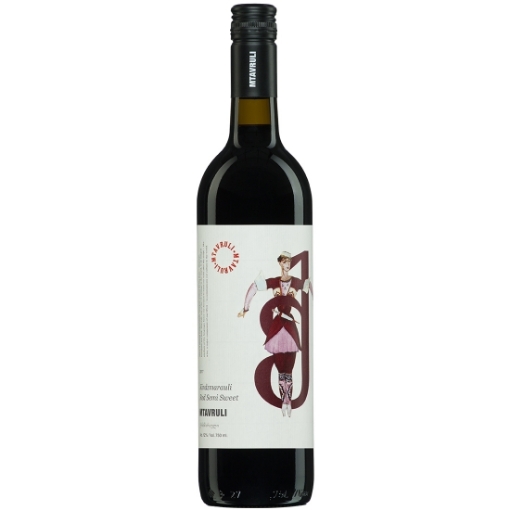 Picture of Wine Georgian Red Semi-sweet Kindzmarauli Mtavruli 11.5% 750ml, 6 bottles per case