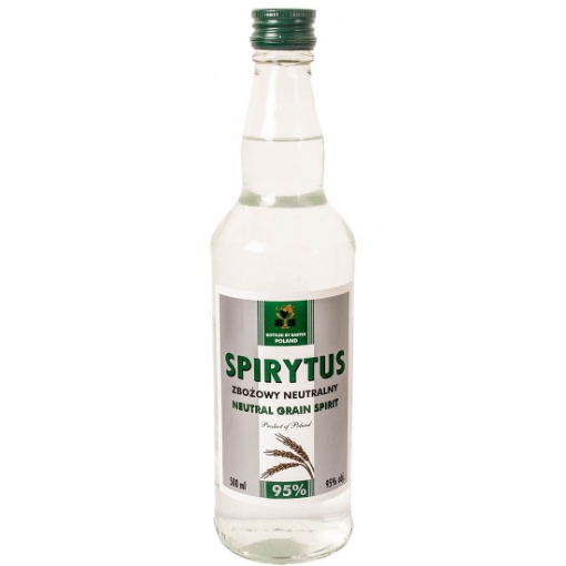 500ml bottle of Spirit Premium 95% Spirytus – wholesale NZ