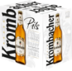 Box of Krombacher Pilsner 4.8% 660ml glass bottle