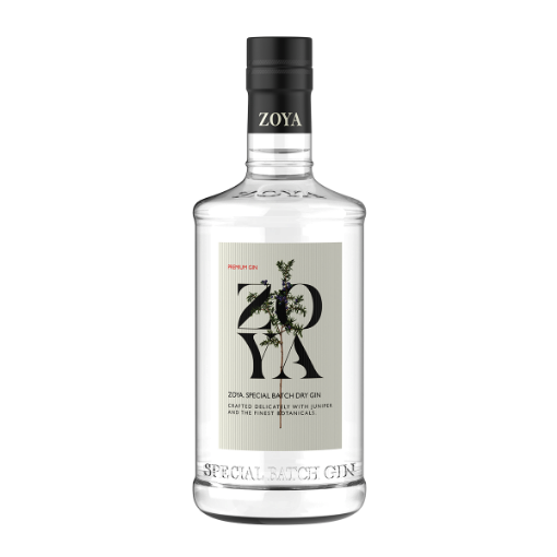 Picture of Gin Premium Botanical Zoya ABD 40% 750ml, 12 bottles per box