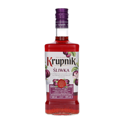 Krupnik Plum Liqueur 26% 500ml - Authentic Polish Plum Liqueur for New Zealand.